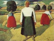Kasimir Malevich Reapers Sweden oil painting artist
